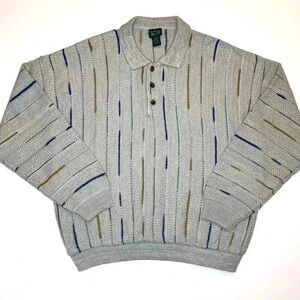Scandia Woods Men’s Vintage Collared Sweater Pullover  Casual Size - XL